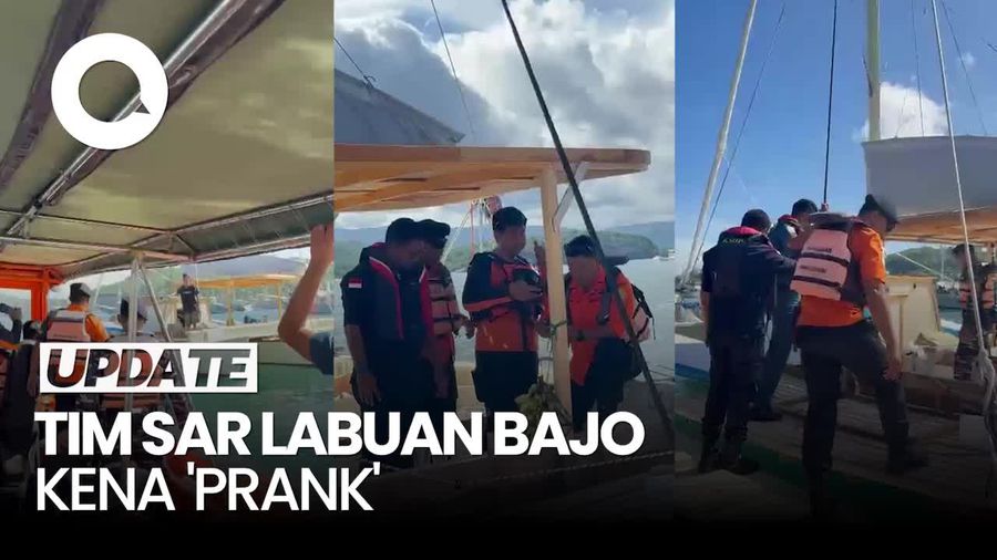 Video: Tim SAR Kena Prank Kapal Mewah di Labuan Bajo gegara Pencet mode Emergency