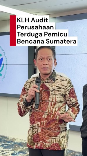 Video: KLH Setop Operasional 8 Perusahaan Terduga Pemicu Bencana Sumatera