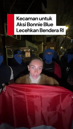 Video Komisi I Kecam Aksi Bonnie Blue Lecehkan Bendera RI: Tindak Tegas!
