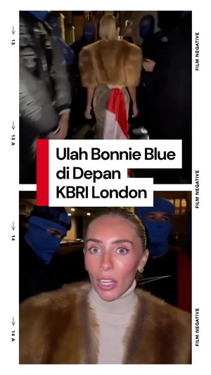 Video: Aksi Bonnie Blue yang Diduga Lecehkan Bendera Indonesia