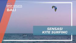 Menikmati Sensasi Kite Surfing di Bali Saat Sore Hari