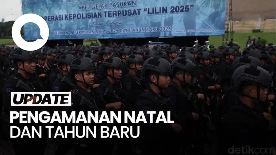 Video Polri Kerahkan 234 Ribu Personel untuk Amankan Nataru
