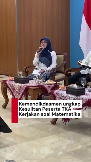 Video: Penyebab Peserta TKA Kesulitan Mengerjakan soal Matematika