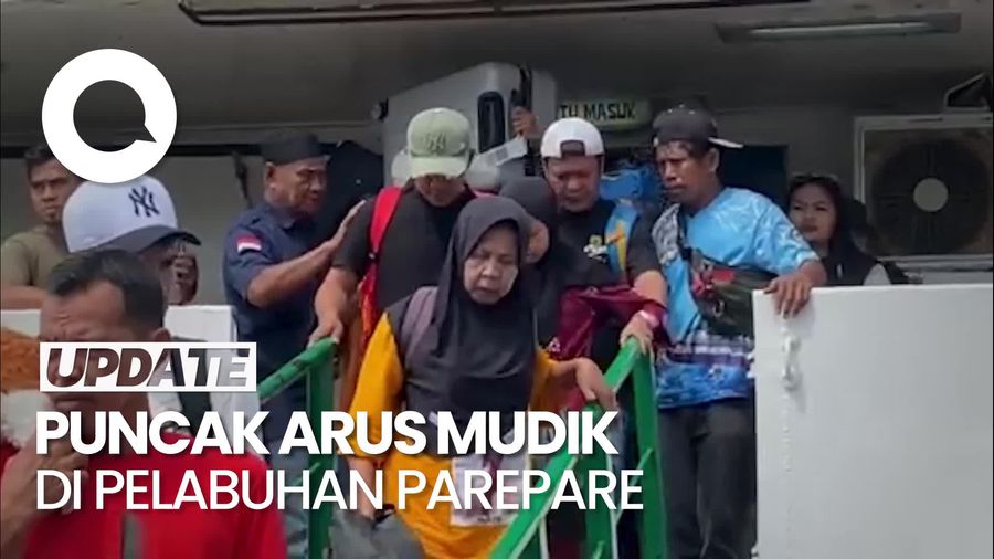 Video: 5.500 Orang Tiba di Pelabuhan Parepare pada Puncak Arus Mudik Nataru