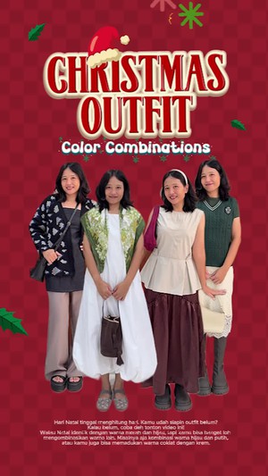 Video: Kombinasi Warna Outfit yang Perlu Kamu Coba untuk Natal