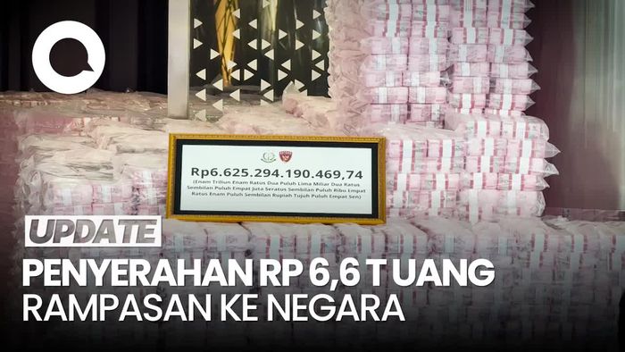 Video Momen Jaksa Agung Serahkan Rp 6,6 T Hasil Rampasan ke Negara