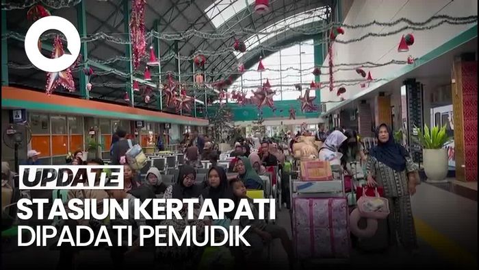 Video: Libur Nataru, Stasiun Kertapati Palembang Dipadati Pemudik