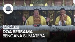 Video: Momen Jemaat Gereja Katedral Jakarta Doa Bersama untuk Korban Bencana