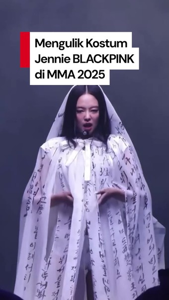 Video: Kala Jennie BLACKPINK Bawa Estetika Korea di Panggung MMA 2025