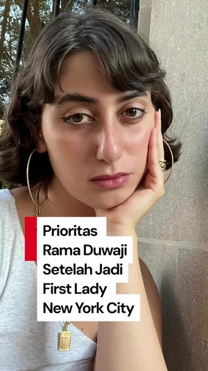 Video Tekad Menyelam Minum Air Rama Duwaji saat Jadi First Lady New York