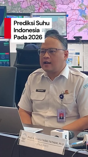 Video Prediksi BMKG: Video: Suhu di RI pada 2026 Tak Sepanas 2024
