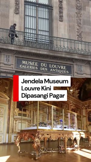 Video: Belajar dari Peristiwa Kemalingan, Kini Jendela Louvre Berpagar