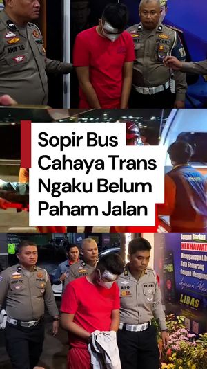Video: Sopir Penyebab Laka Maut Baru 2 Kali Mengemudikan Bus Cahaya Trans