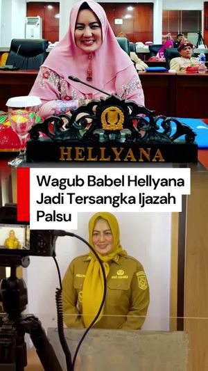 Video: Wagub Babel Hellyana Jadi Tersangka Ijazah Palsu, Begini Awal Kasusnya