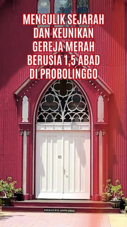 Video: Melihat Sejarah dan Keunikan Gereja Merah di Probolinggo