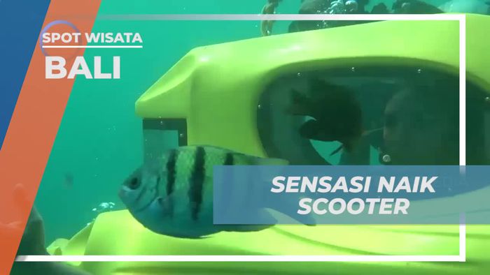 Menikmati Sensasi Menyelam dengan Underwater Scooter di Bali