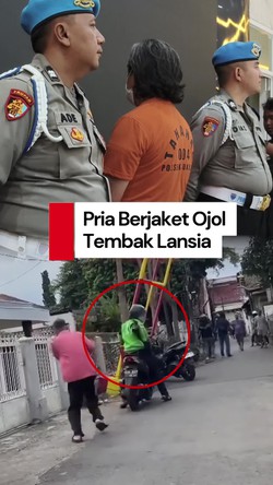 Video: Detik-detik Ojol Gadungan Tembak Lansia di Bandung