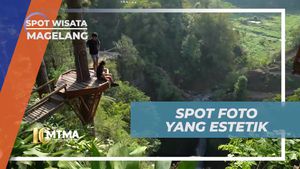 Berfoto di Spot Estetik Air Terjun Kedung Kayang, Magelang