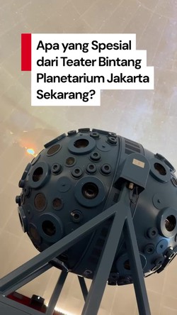 Video: Teknologi Baru di Teater Bintang Planetarium Jakarta