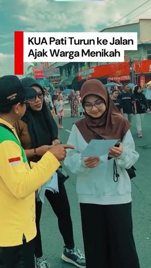 Video: Viral Aksi KUA Pati Turun ke Jalan Ajak Warga Menikah