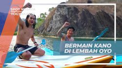 Mendayung Kano Seru di Sungai Oyo, Lembah Oyo, Yogyakarta