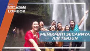 Menikmati Segarnya Air Terjun Tiu Kelep di Lombok