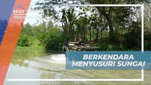 Menghadapi Tantangan Jalur Offroad Menyusuri Sungai di Yogyakarta
