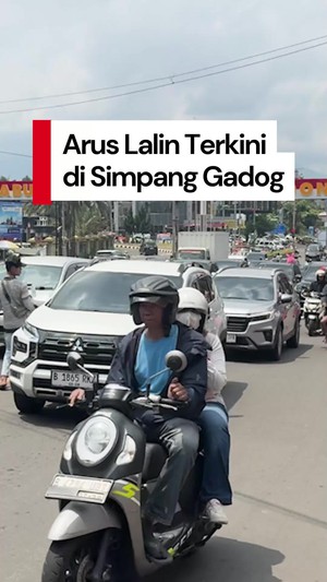 Video: Simpang Gadog Bogor Arah Puncak Mulai Dipadati Kendaraan Siang Ini