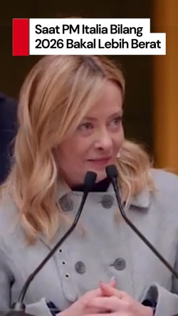 Video PM Italia ke Stafnya: Tahun Ini Berat, Tahun Depan Jauh Lebih Buruk