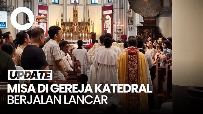 Video: Ibadah Misa Natal 2025 di Gereja Katedral Hari Ini Berjalan Lancar