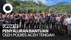 Video: Naik Motor, Polres Aceh Tengah Salurkan Bantuan ke Warga Terdampak Bencana