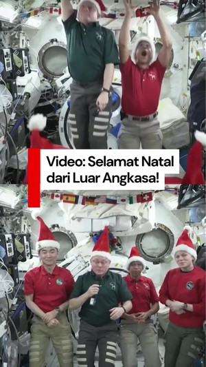 Video: Selamat Natal dari Luar Angkasa!
