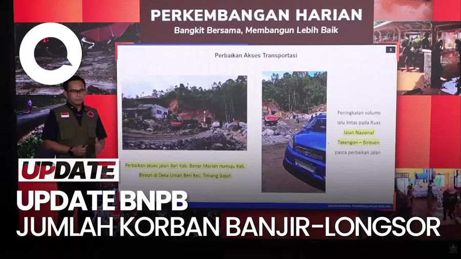 Video Update Korban Bencana Sumatera: 1.135 Meninggal, 173 Hilang