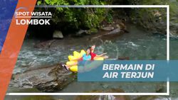 Bermain dan Bersantai di Air Terjun Tiu Kelep, Lombok