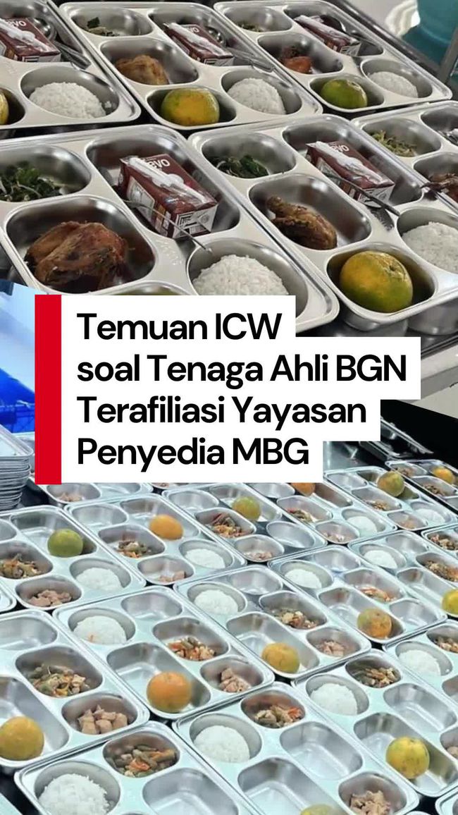 Indonesia Corruption Watch temukan dugaan konflik kepentingan yang dijalankan dalam proyek MBG. Adanya temuan tenaga ahli BGN yang terafiliasi sebagai yayasan penyedia MBG.