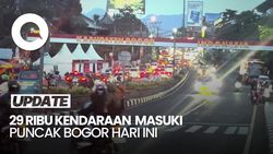 Video 29 Ribu Kendaraan Masuki Puncak Bogor Libur Nataru Hari Ini