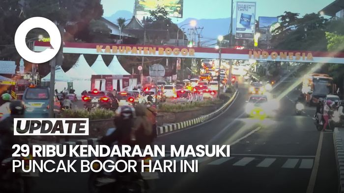 Video 29 Ribu Kendaraan Masuki Puncak Bogor Libur Nataru Hari Ini