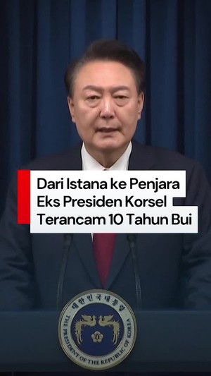 Video: Mantan Presiden Korsel Terancam 10 Tahun Penjara