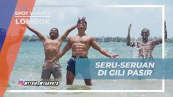 Berseruan di Pantai Indah Gili Pasir, Lombok