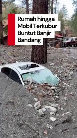 Video: Melihat Rumah-rumah Terkubur Lumpur, Buntut Banjir di California