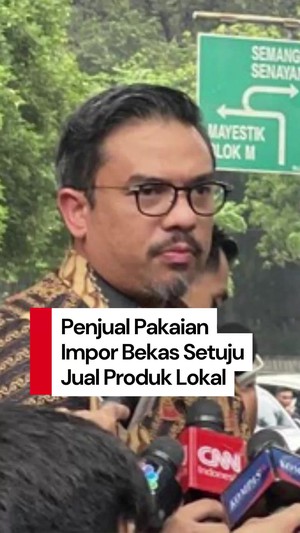Video Menteri UMKM: Penjual Pakaian Impor Bekas Setuju Jual Produk Lokal