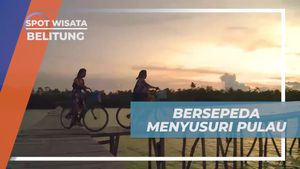 Bersepeda Santai Menyusuri Pulau Leebong, Belitung