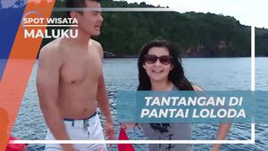 Tantangan Seru di Pantai Loloda, Maluku