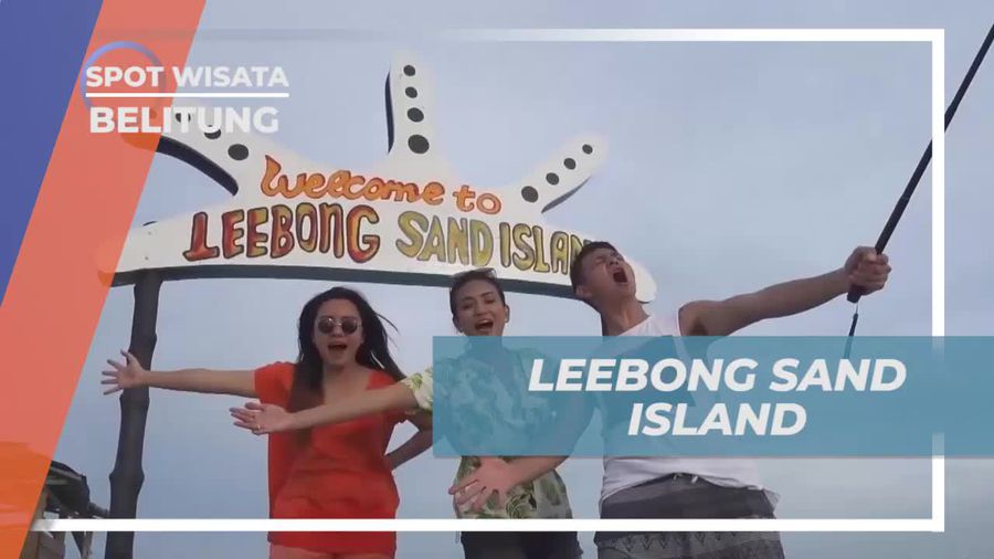 Menikmati Pesona Pulau Pasir Leebong, Belitung
