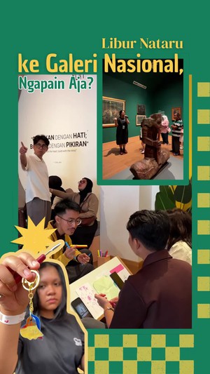 Video Aktivitas Anti Boring di Galeri Nasional, Ngapain Aja Hayo...