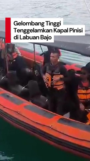 Video Kronologi Kapal Pinisi Tenggelam di Labuan Bajo, 4 Turis Spanyol Hilang