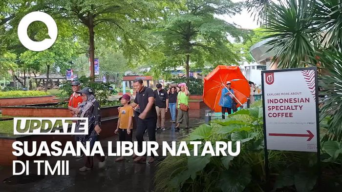 Video: Libur Nataru di TMII Ramai, Pengunjung Tembus 18 Ribu Siang Ini