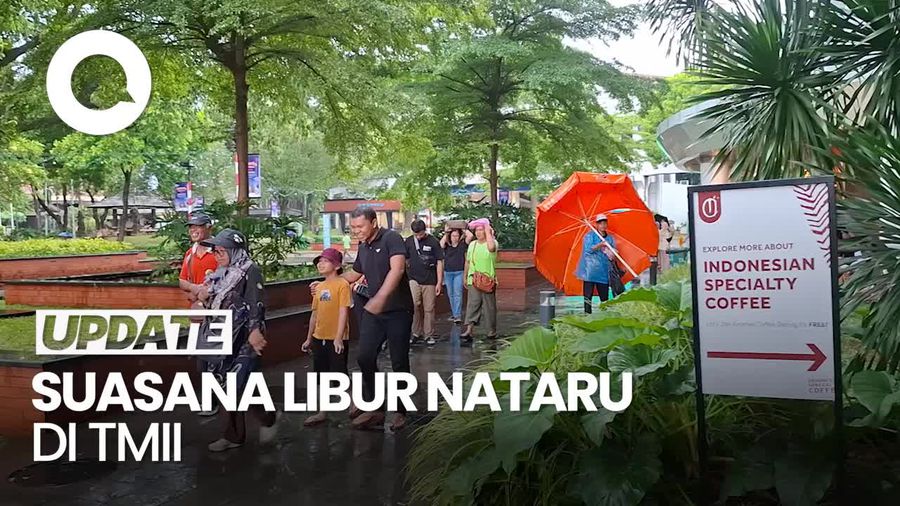 Video: Libur Nataru di TMII Ramai, Pengunjung Tembus 18 Ribu Siang Ini