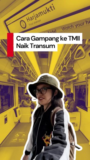Video Cara Gampang ke TMII Naik Transum! Tenang, Ada Shuttle Bus Gratis