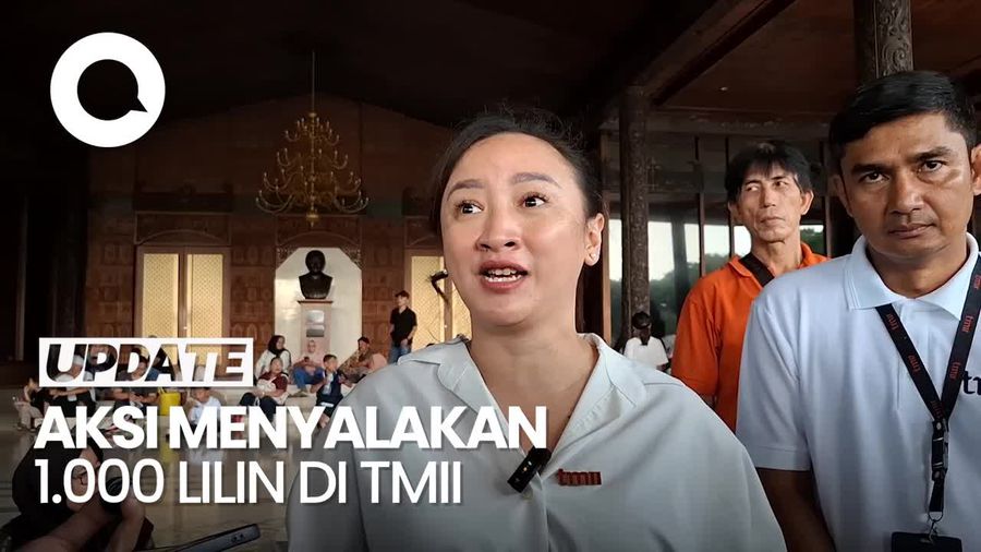 Video: TMII Rayakan Tahun Baru dengan Seribu Lilin